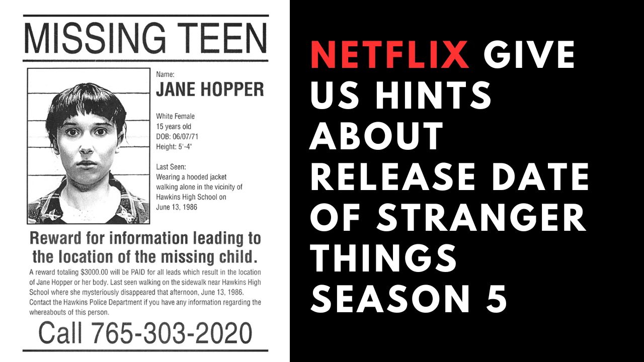 Stranger Things Season 5 release date leaks and hints