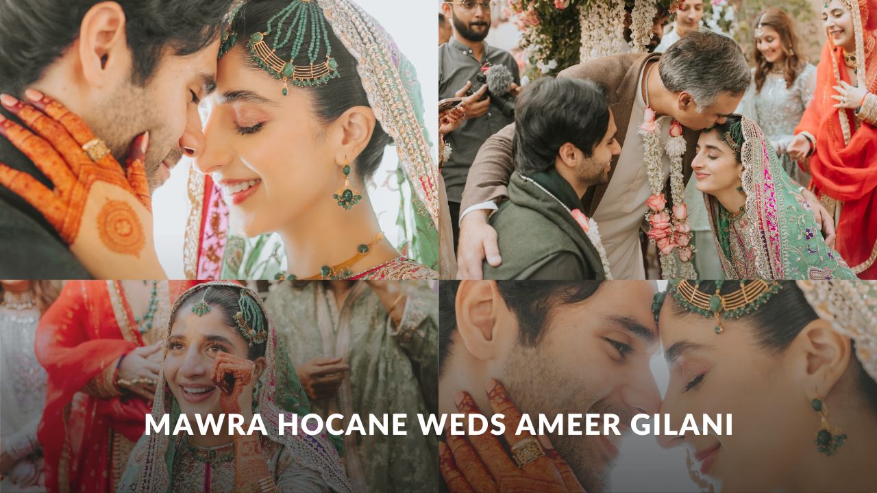 mawra hocane weds ameer gilani